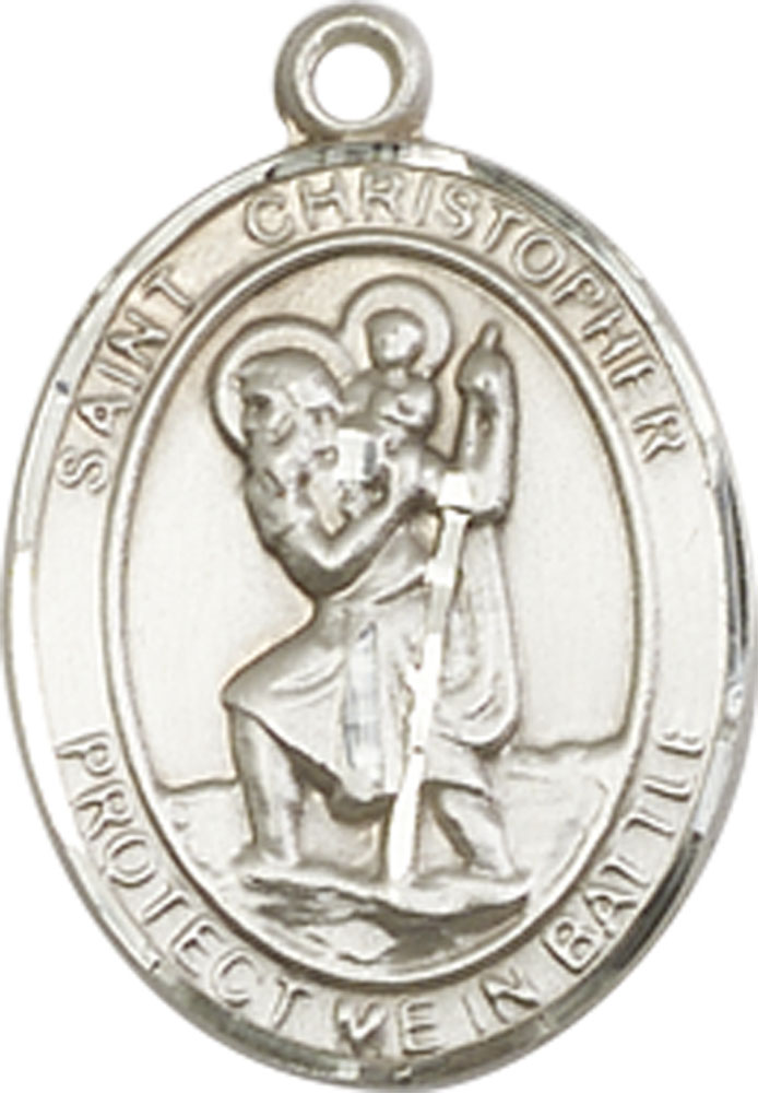 Sterling Silver Saint Christopher Medal