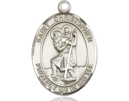 Sterling Silver Saint Christopher Medal