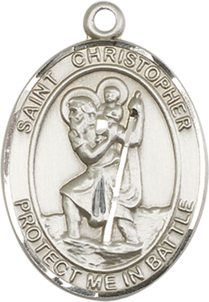 Sterling Silver Saint Christopher Medal