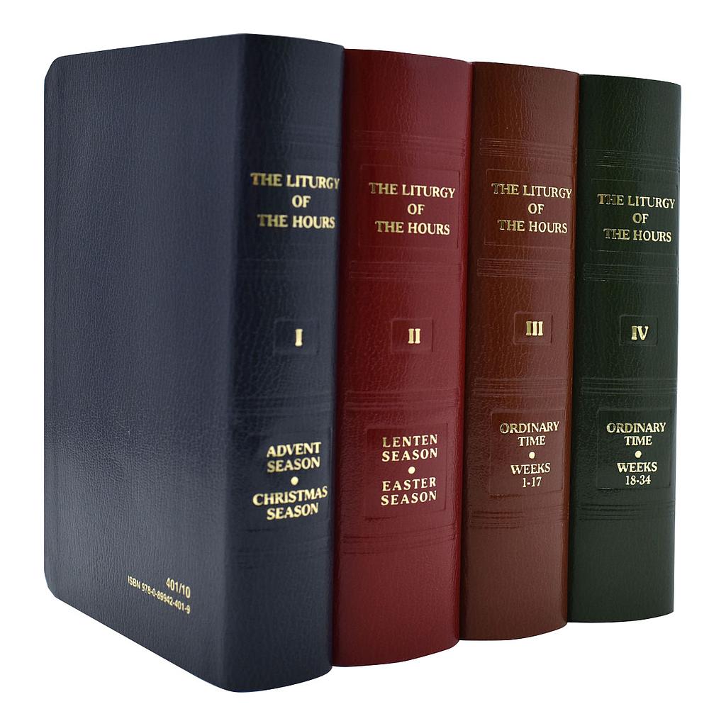 Liturgy Of The Hours-Set Of 4 Imitation Leather