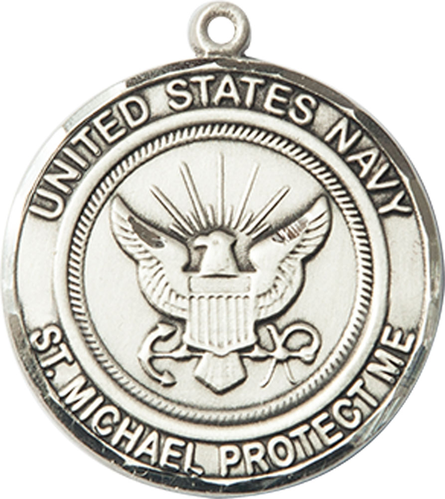 Sterling Silver Navy St Michael Medal