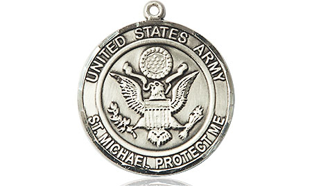 Sterling Silver Army St Michael Medal