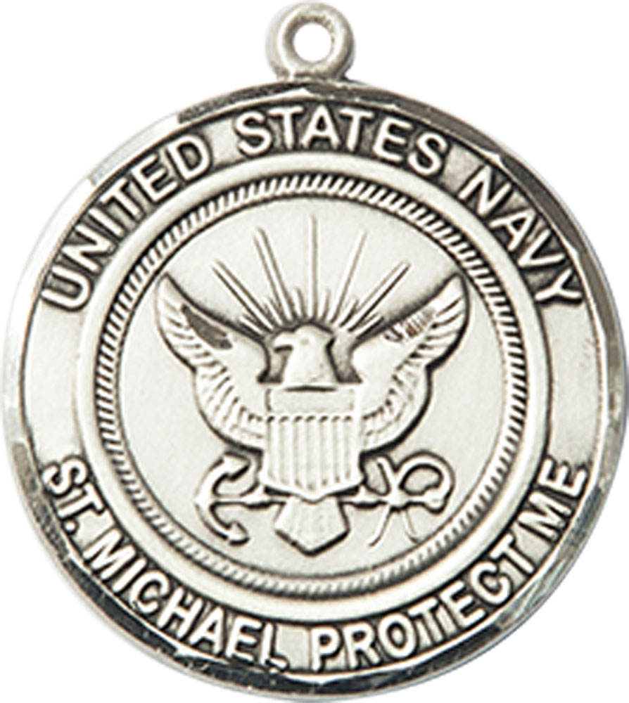 Sterling Silver Navy St Michael Medal