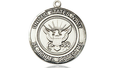 Sterling Silver Navy St Michael Medal