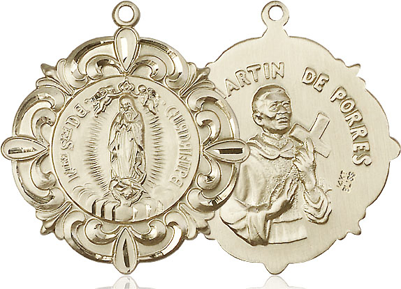 14kt Gold Our Lady of Guadalupe Medal