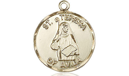 14kt Gold Filled Saint Theresa Medal