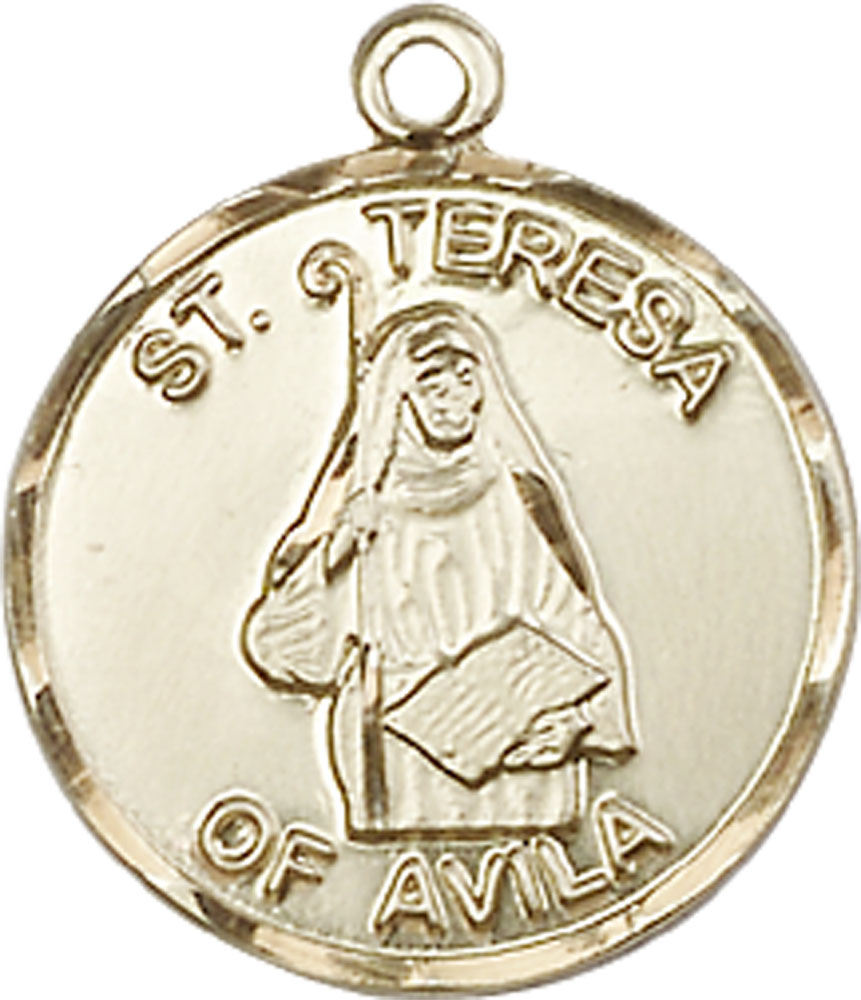 14kt Gold Filled Saint Theresa Medal