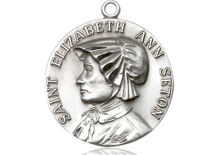 Sterling Silver Saint Elizabeth Ann Seton Medal