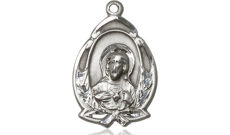 Sterling Silver Scapular Medal