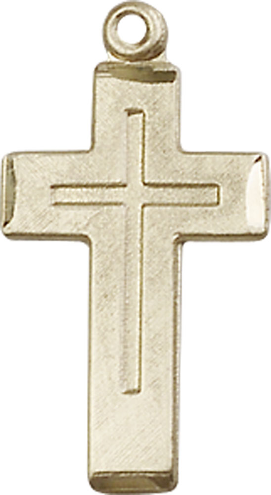 14kt Gold Filled Cross Medal