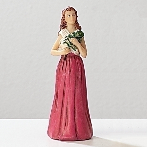 3.75&quot;H St Agatha Figure