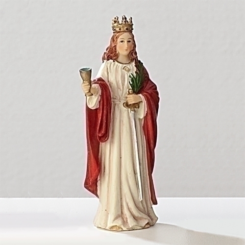 3.75&quot;H St Barbara Figure