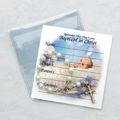 Baptism Favor Prayer Folder