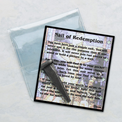 Nail Of Redemption Prayer Folder