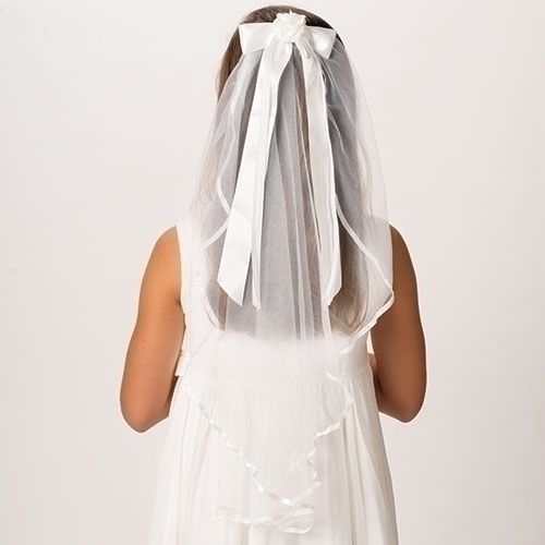 25&quot;L Charlotte Communion Veil - Communion