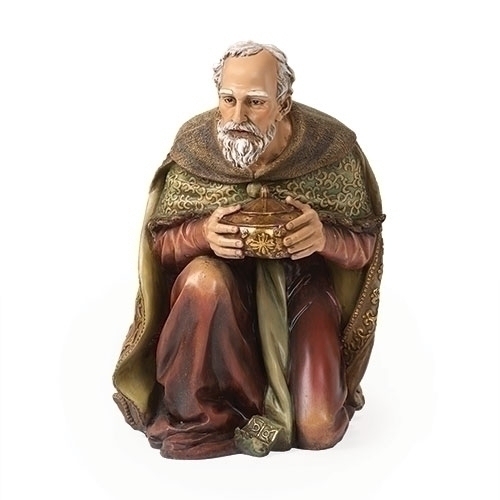 39&quot; Scale Color Kneeling King - Christmas