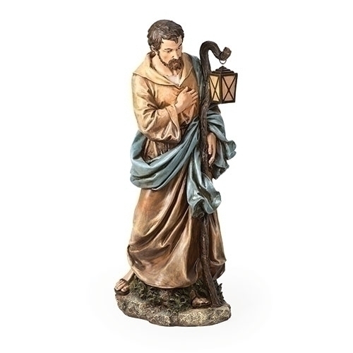39&quot; Scale Joseph Fig Painted - Christmas