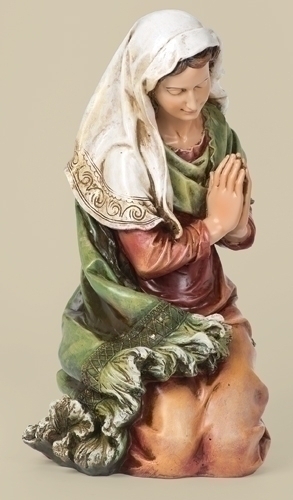 39&quot; Scale Mary Fig Painted - Christmas