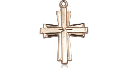 14kt Gold Cross Medal