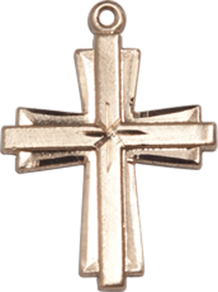 14kt Gold Cross Medal