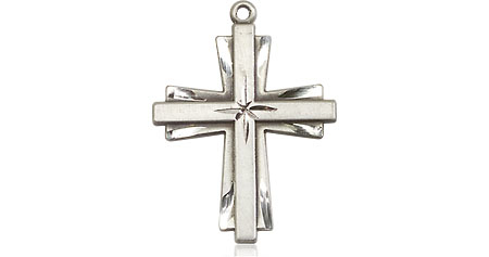 Sterling Silver Cross Medal