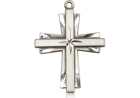 Sterling Silver Cross Medal