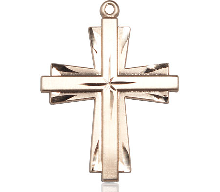 14kt Gold Cross Medal