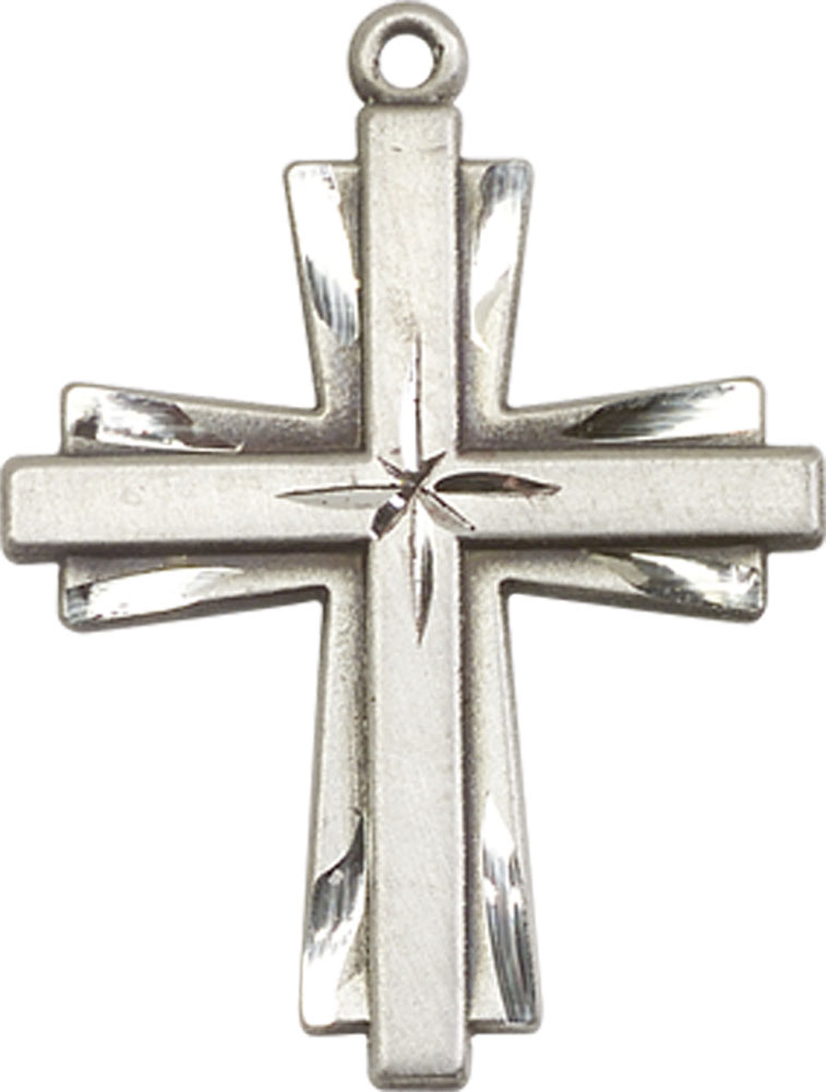 Sterling Silver Cross Medal