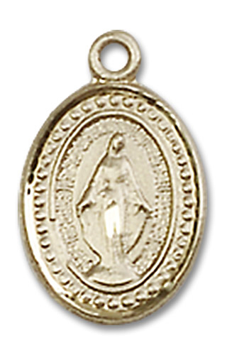 14kt Gold Filled Miraculous Medal - With Box