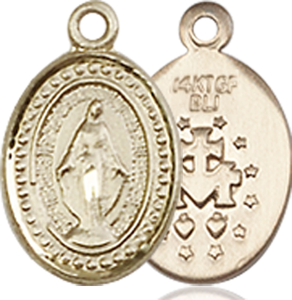 14kt Gold Filled Miraculous Medal - With Box