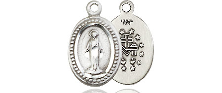 Sterling Silver Miraculous Medal - With Box