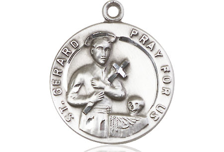 Sterling Silver Saint Gerard Medal