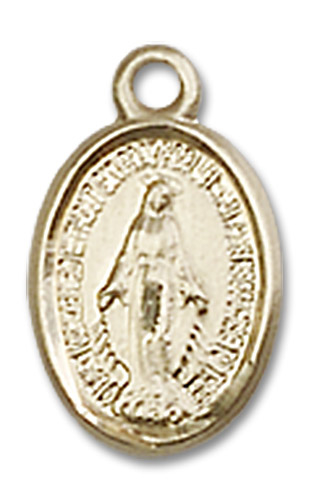 14kt Gold Filled Miraculous Medal - With Box