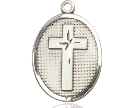 Sterling Silver Cross Medal