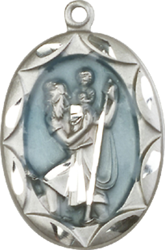 Sterling Silver Saint Christopher Medal