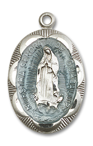 Sterling Silver Our Lady of Guadalupe Medal