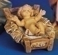 5&quot;Infant Nativity Fig With Manger - Christmas