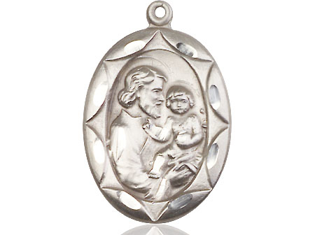 Sterling Silver Saint Joseph Medal