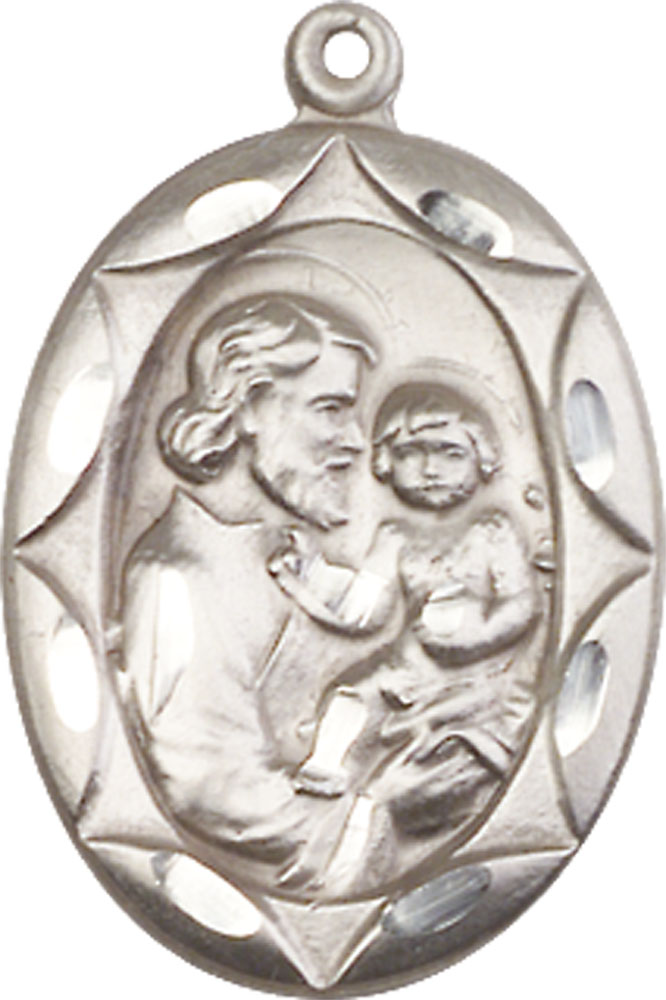 Sterling Silver Saint Joseph Medal