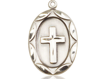 Sterling Silver Cross Medal