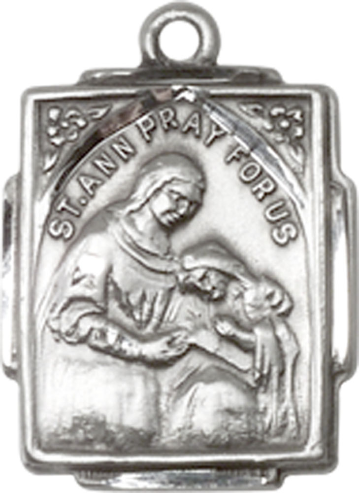 Sterling Silver Saint Ann Medal