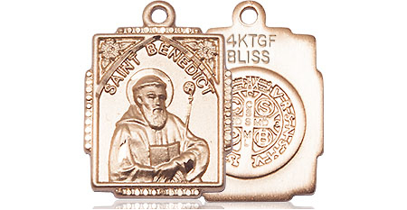 14kt Gold Filled Saint Benedict Medal