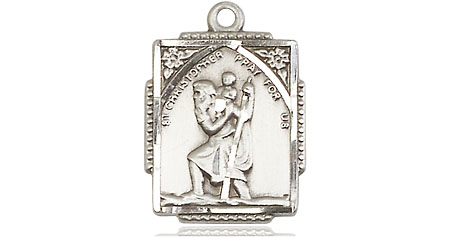 Sterling Silver Saint Christopher Medal