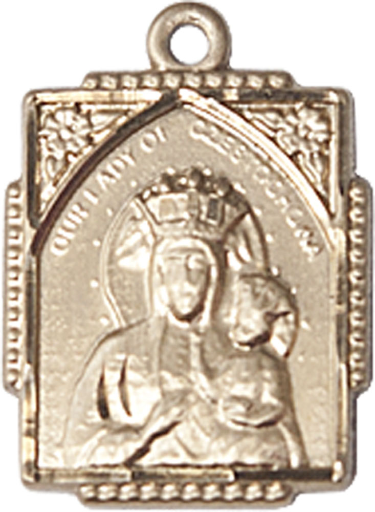 14kt Gold Filled Our Lady of Czestochowa Medal