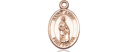14kt Gold Saint Anne Medal