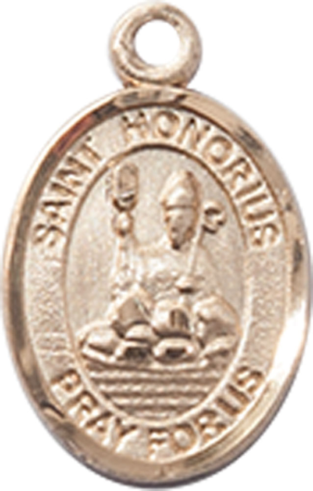 14kt Gold Saint Honorius Medal