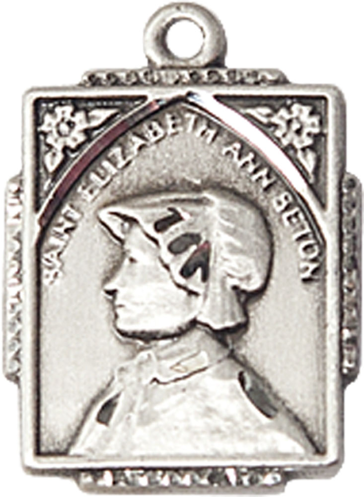 Sterling Silver Saint Elizabeth Ann Seton Medal