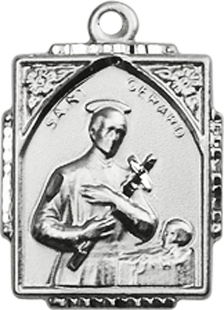 Sterling Silver Saint Gerard Medal