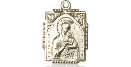14kt Gold Filled Our Lady of Perpetual Help Medal