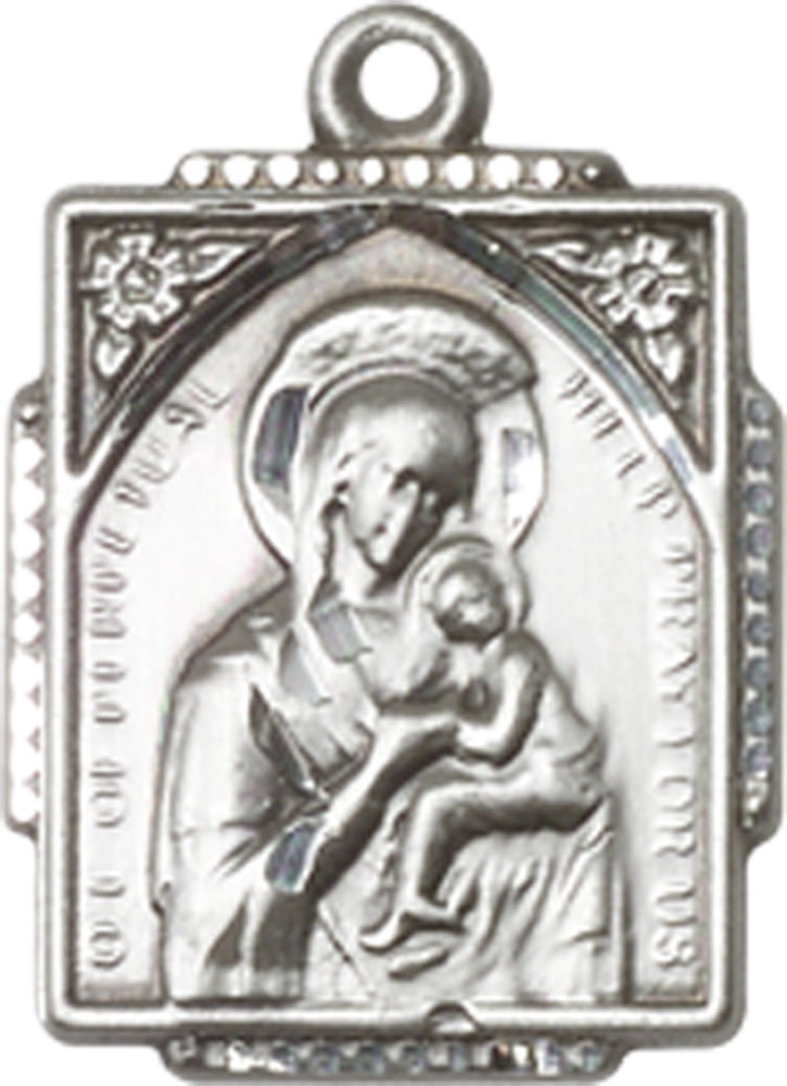 Sterling Silver Our Lady of Perpetual Help Medal